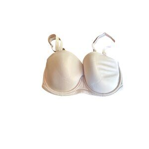 Wacoal Beige Underwire Bra US 32DDD Smooth Molded Cup Adjustable Straps Lingerie